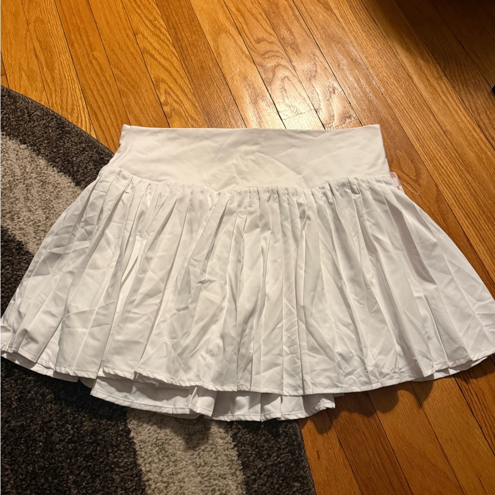 All in Motion White Skater Skirt
